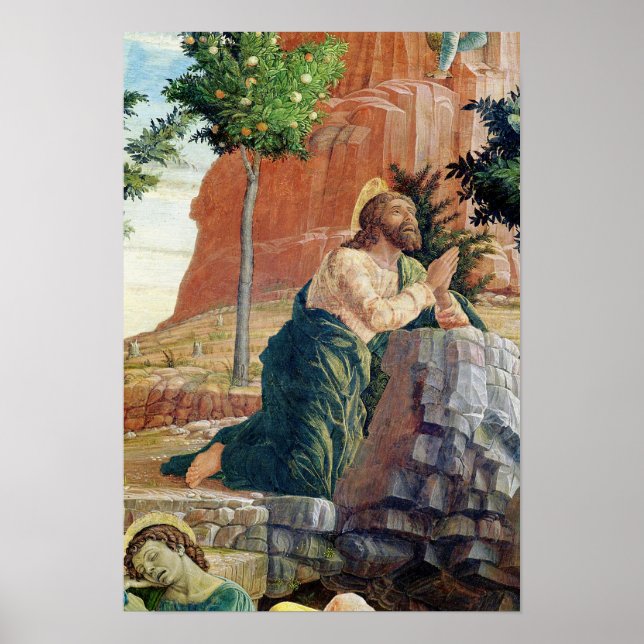 Affiche L'agonie dans le jardin (Devant)