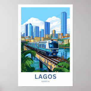 Affiche Lagos Nigeria - Imprimer