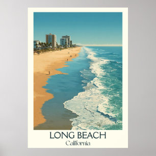 Affiche Laguna Beach California Art Print   Côte pittoresq