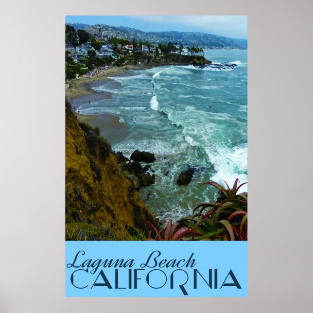 Affiche Laguna Beach Californie (Devant)