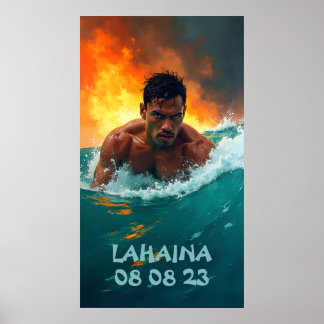 Affiche Lahaina rend hommage