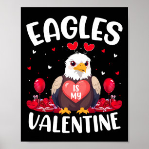 Affiche L'aigle est mon amour de la Saint-Valentin Cœurs A