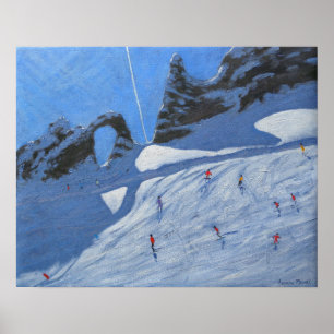 Affiche L'aiguille Percee Tignes 2009