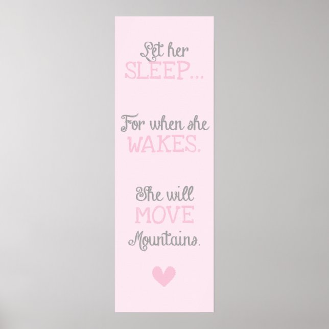 Affiche Laisse-la dormir. (Devant)