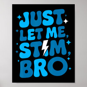 Affiche Laisse-moi Stim Bro Avril Mois Sensibilisation sur