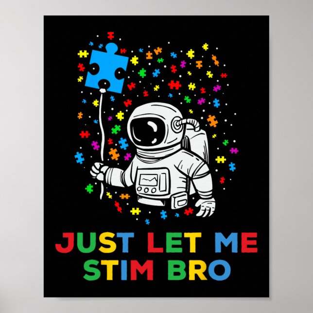 Affiche Laisse-moi Stim Bro Drôle Sensibilisation sur l'au (Devant)