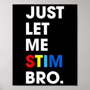 Affiche Laisse-Moi Stim Bro Sensibilisation sur l'autisme
