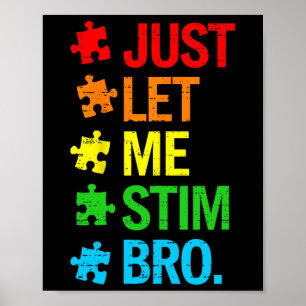 Affiche Laisse-Moi Stim Bro Sensibilisation sur l'autisme 