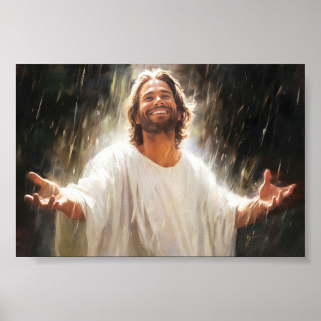 Affiche Laisser la pluie (Devant)