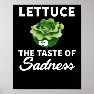 Affiche Laisser Le Goût De La Tristesse Graphique