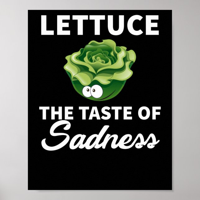 Affiche Laisser Le Goût De La Tristesse Graphique (Devant)
