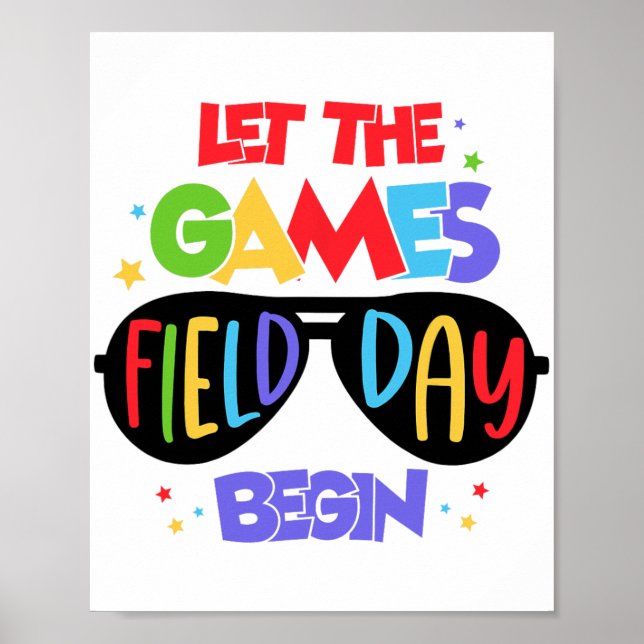Affiche Laisser Le Jour Du Terrain Des Jeux Commencer Le D (Devant)