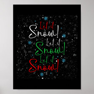 Affiche Laisser Neige Laisser Neiger Laisser Neiger Feu De