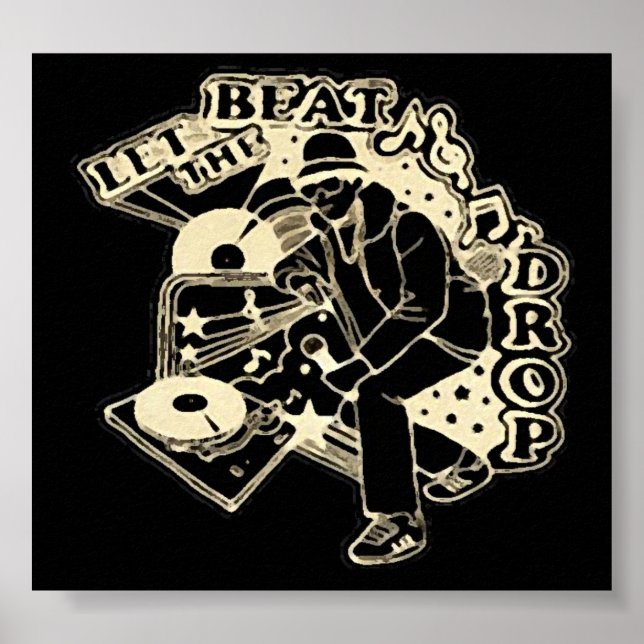 Affiche laisser tomber le rythme (Devant)