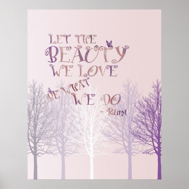 Affiche Laissez la beauté (Devant)