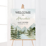 Affiche Laissez l'aventure commencer Woodland Welcome<br><div class="desc">Faites de votre événement un événement spécial avec ce Baby shower de forêt avec notre Affiche de bienvenue mignonne et joliment imprimable avec adorable thème de Baby shower Adventure Awaits. Téléchargez,  personnalisez et créez des souvenirs durables avec cette touche parfaite pour votre fête joyeuse ! BS497</div>