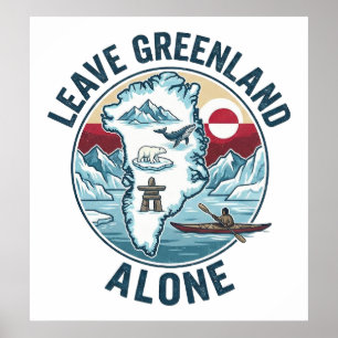 Affiche Laissez le Groenland en paix