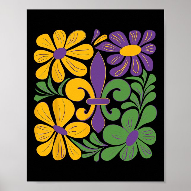 Affiche Laissez Les Bon Temps Rouler Funny Boho Coquette M (Devant)