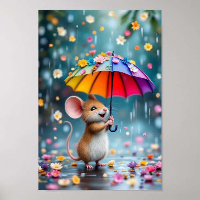 Affiche Laissez les fleurs couler (Devant)