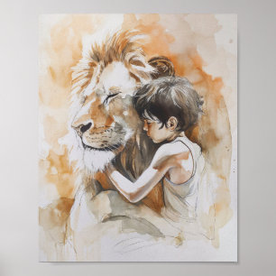 Affiche Laissez les petits enfants venir à moi - Jésus le