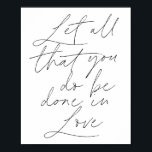 Affiche Laissez tout ce que vous faites être fait par amou<br><div class="desc">Laissez tout ce que vous faites être fait par amour Script</div>