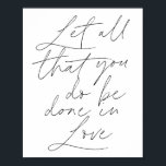 Affiche Laissez tout ce que vous faites être fait par amou<br><div class="desc">Laissez tout ce que vous faites être fait par amour Script</div>