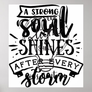 Affiche Laissez votre lumière briller avec les lanternes d