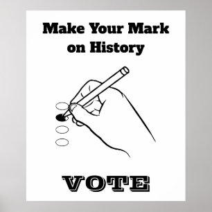 Affiche Laissez Votre Marque sur l'Histoire