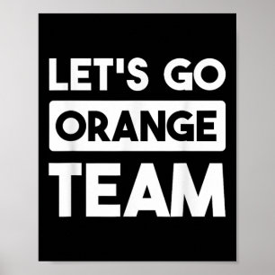 Affiche Laissons Aller Orange Team War Jeu Concours Été Ca