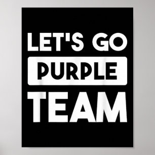 Affiche Laissons Aller Purple Team War Jeu Concours Été Ca