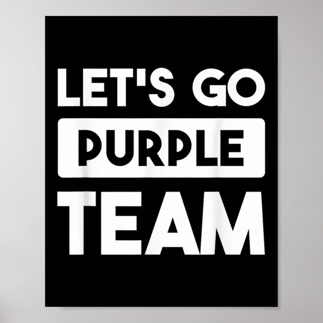 Affiche Laissons Aller Purple Team War Jeu Concours Été Ca (Devant)