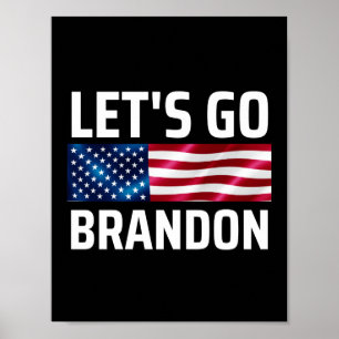 Affiche laissons brandon laisser brandon aller brandon