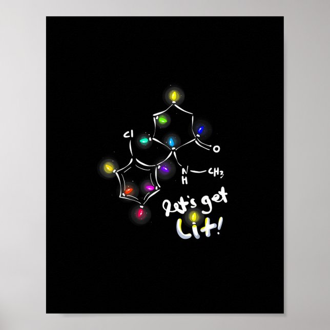 Affiche Laissons la kétamine de Noël (Devant)