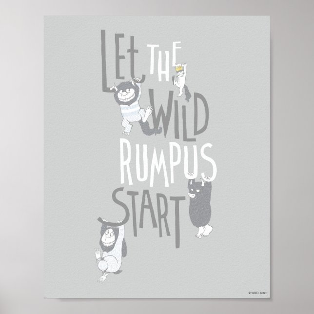 Affiche Laissons le Rumpus sauvage commencer (Devant)