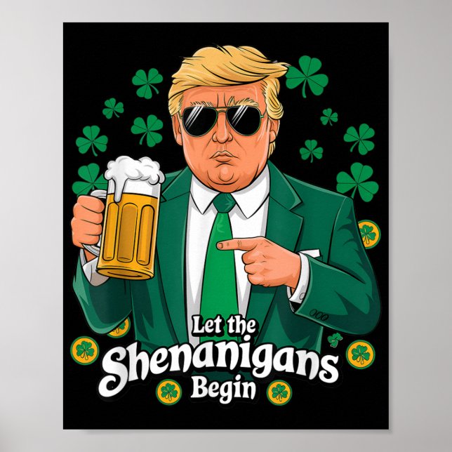 Affiche Laissons les Shenanigans commencer une drôle de St (Devant)