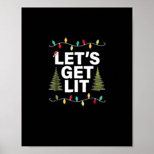 Affiche Laissons-nous illuminer les lumières de Noël amusa