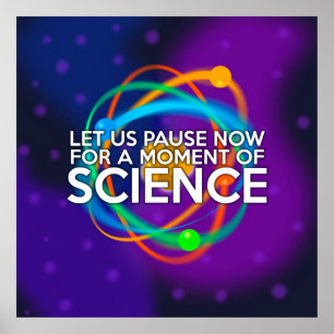 AFFICHE LAISSONS PAUSER UN INSTANT POUR UN MOMENT DE SCIEN