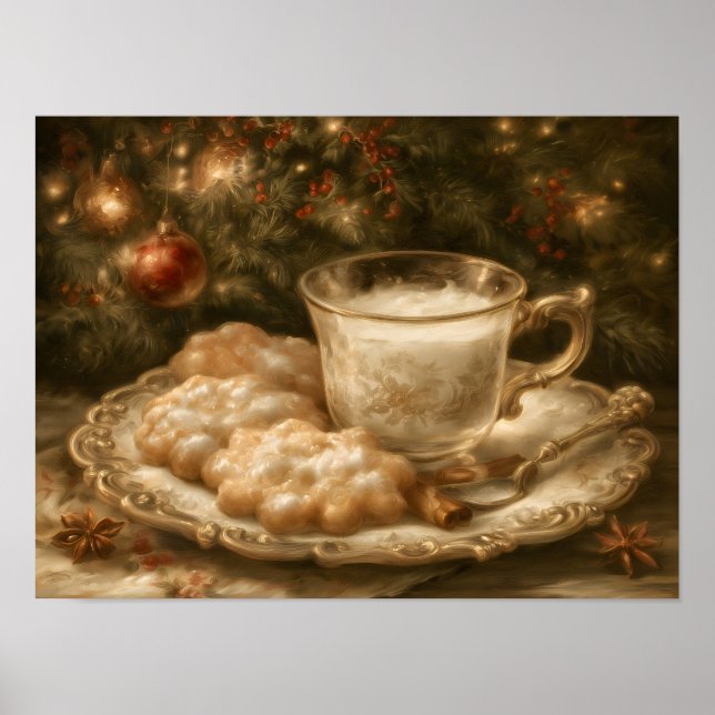 Affiche Lait et biscuits (Devant)