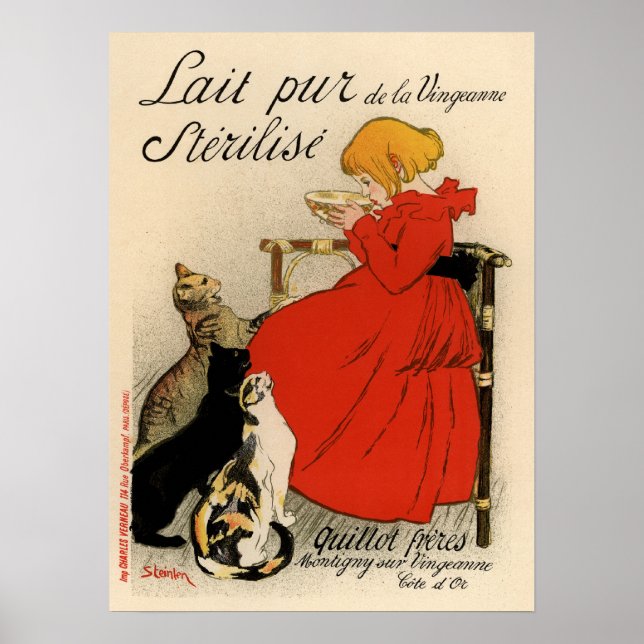 Affiche Lait Pur (Devant)