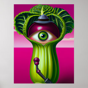 Affiche Laitue à l'oeil