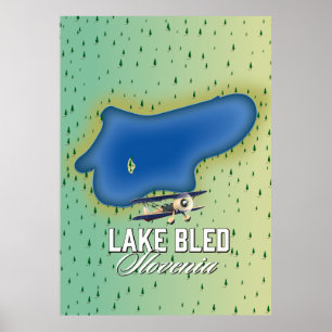 Affiche Lake Bled Slovenia