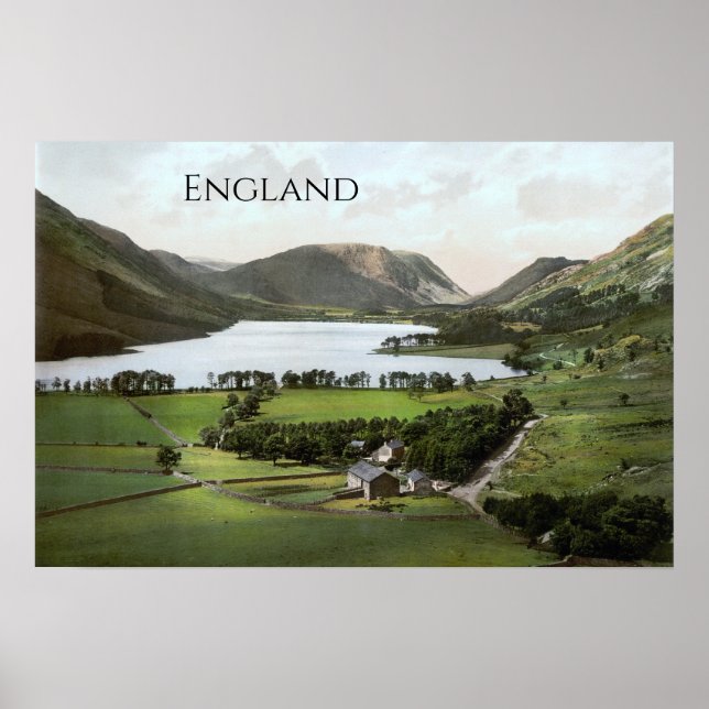 Affiche Lake District (Angleterre) (1900) (Devant)