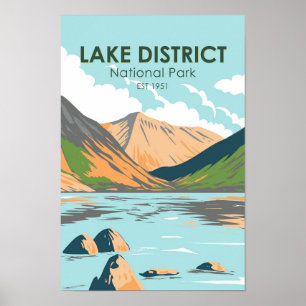 Affiche Lake District National Park Wasdale Head England