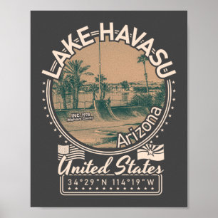 AFFICHE LAKE HAVASU - ARIZONA
