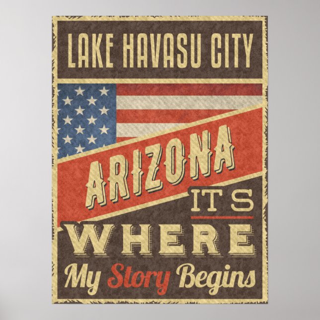 Affiche Lake Havasu City Arizona (Devant)