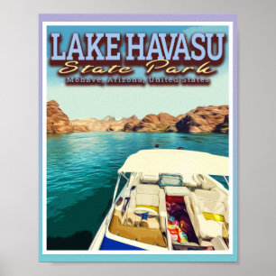 AFFICHE LAKE HAVASU - MOHAVE ARIZONA UNITED STATES