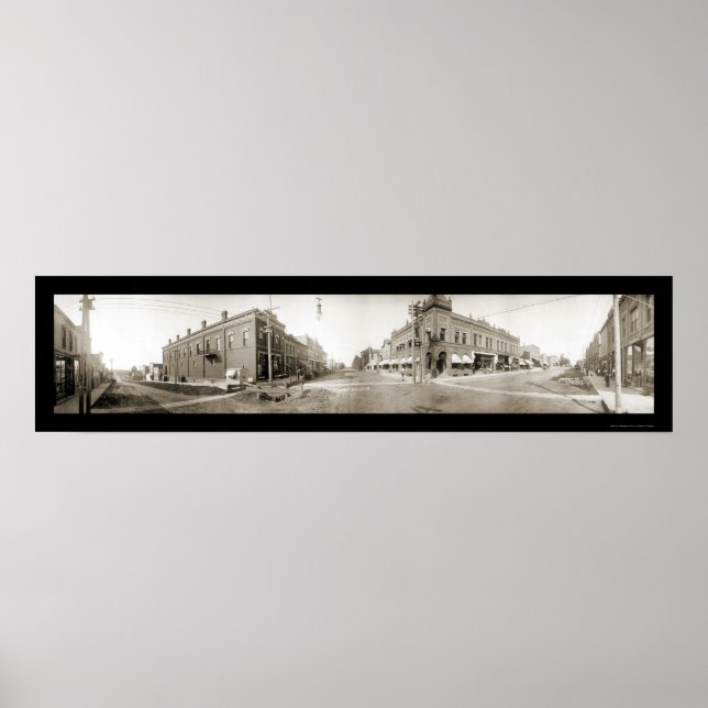 Affiche Lake Mills, IA Photo 1908 (Devant)