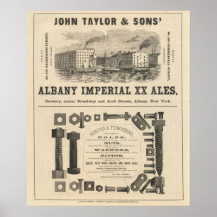 Affiche Lake Superior Iowa and Minnesota Advertisement