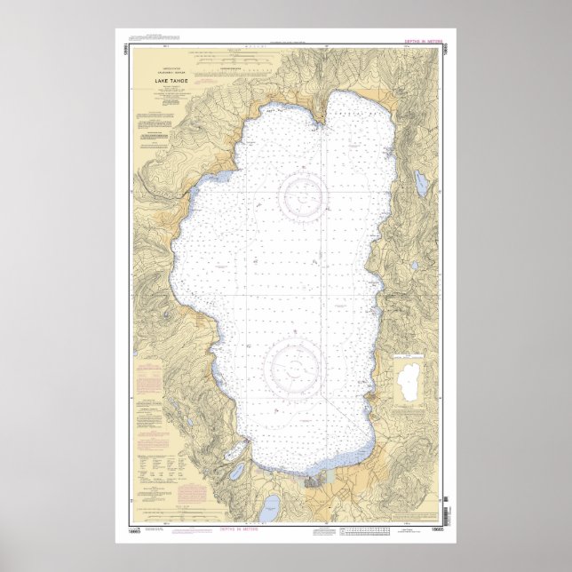 Affiche Lake Tahoe Map (2004) (Devant)