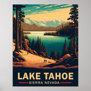 Affiche Lake Tahoe Travel